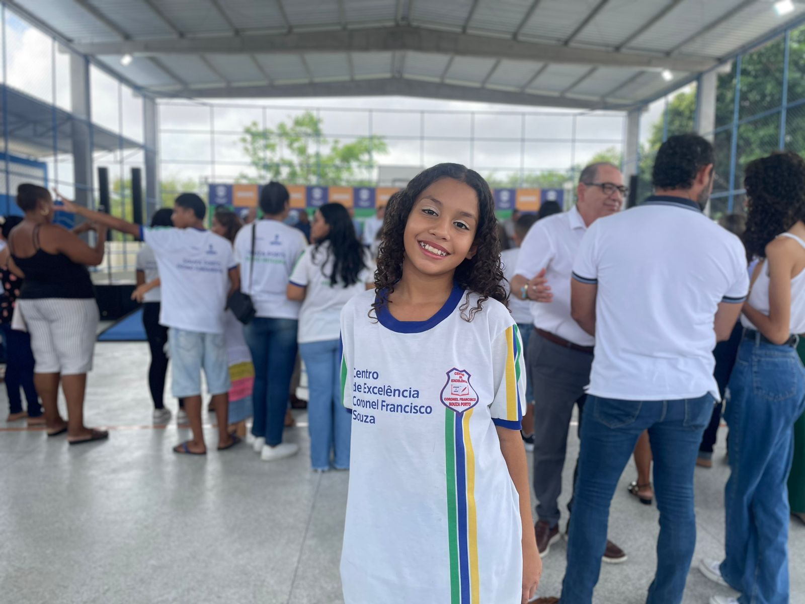 Sara Celine, aluna do 6° ano do Centro de Excelência