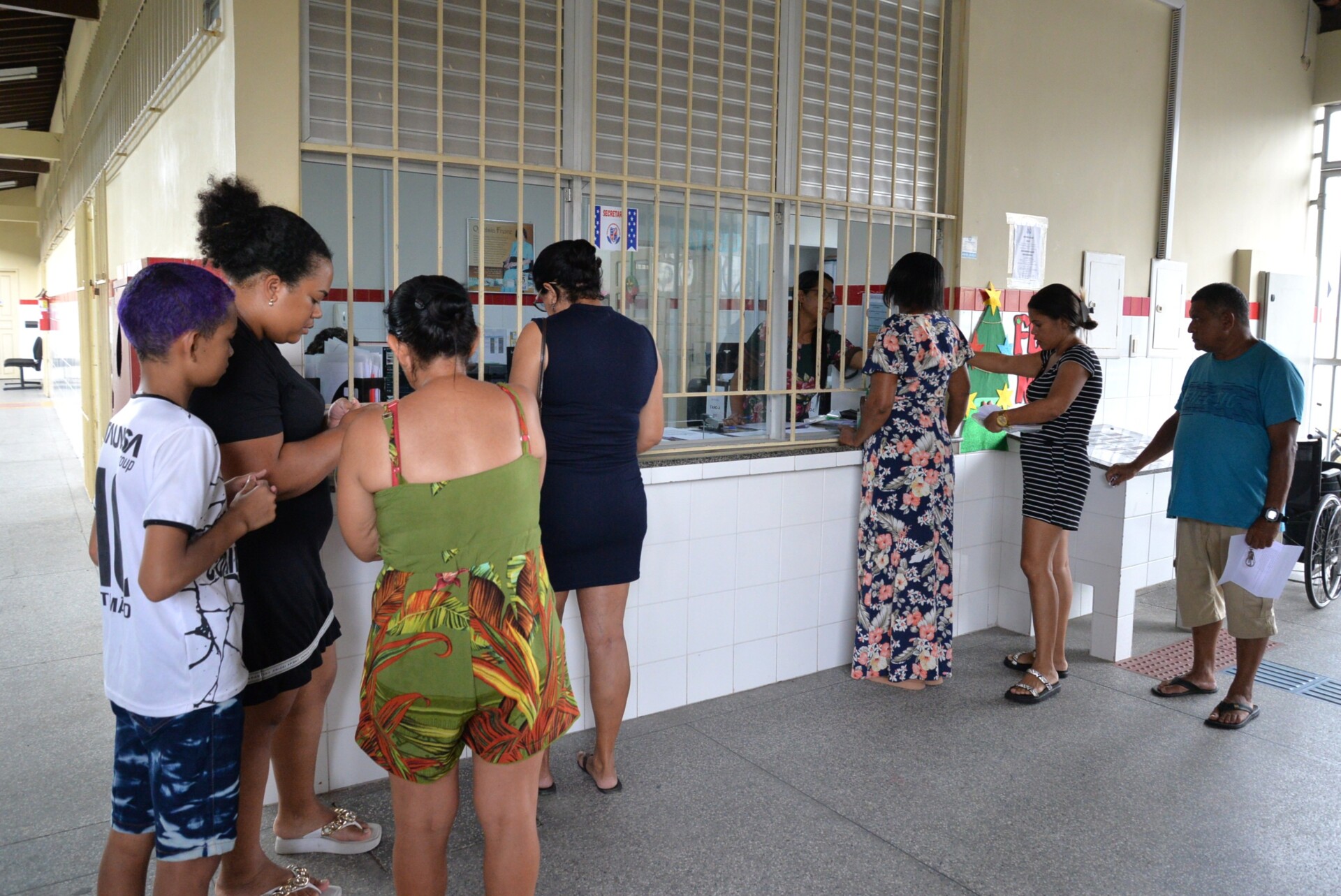 A movimentação estava intensa no Centro de Excelência Ofenísia Freire Soares
