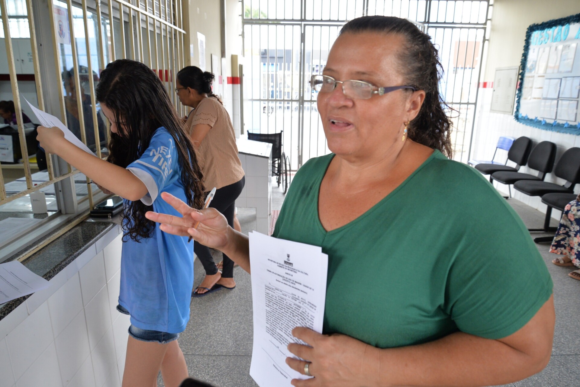 Márcia Regina, mãe da estudante Lorena