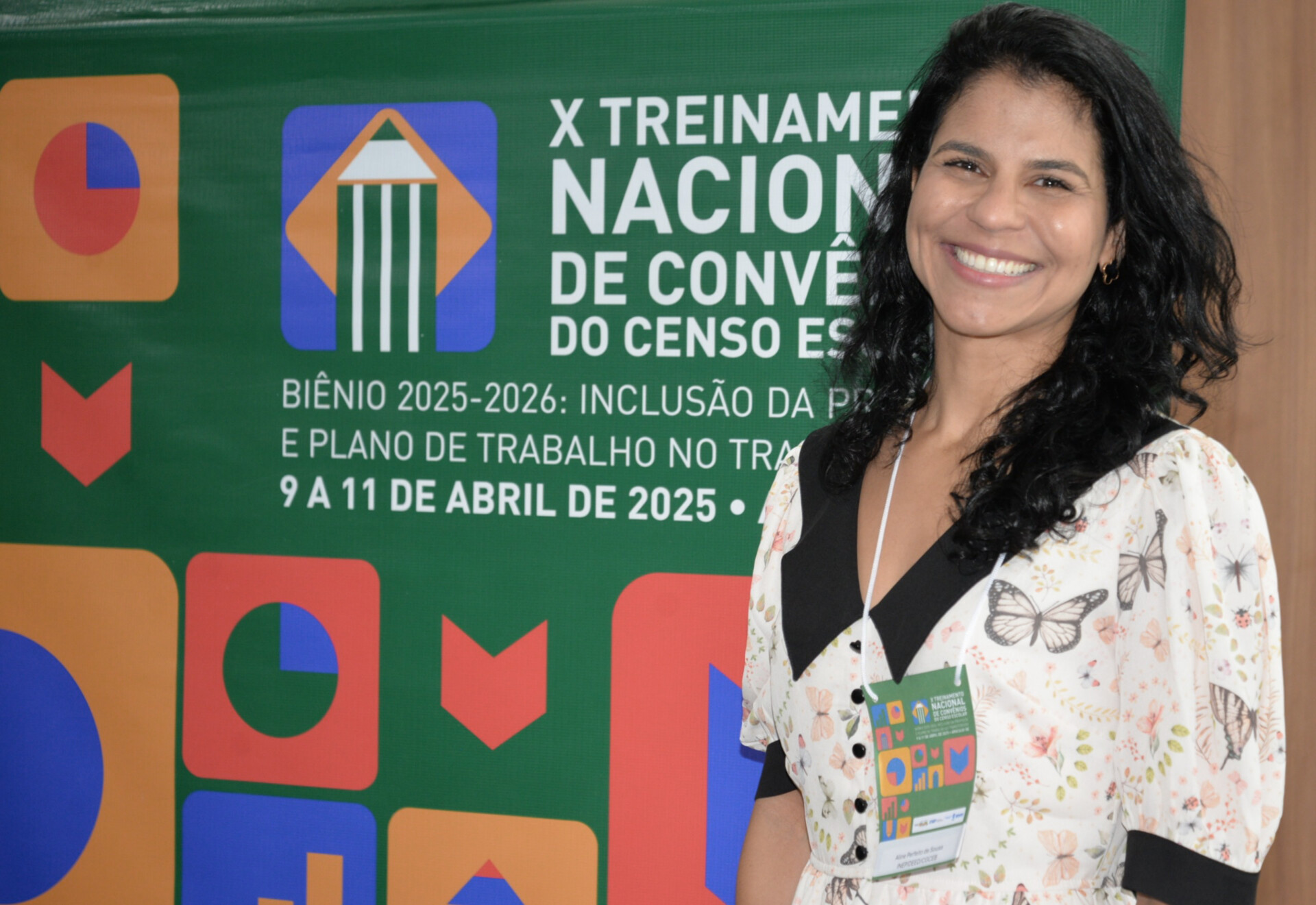 Coordenadora geral substituta do censo Escolar da Educação básica, Aline perfeito