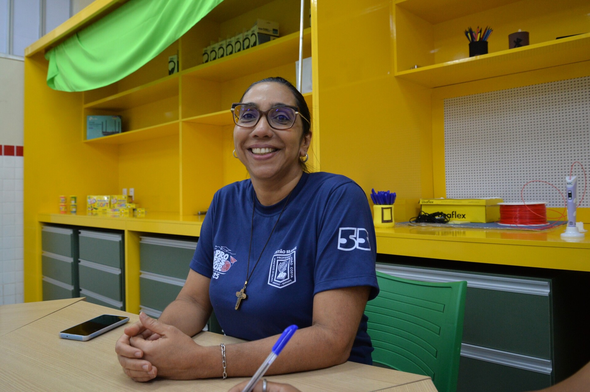 Euvira Garção, professora de atividades eletivas no Centro de Excelência João Costa