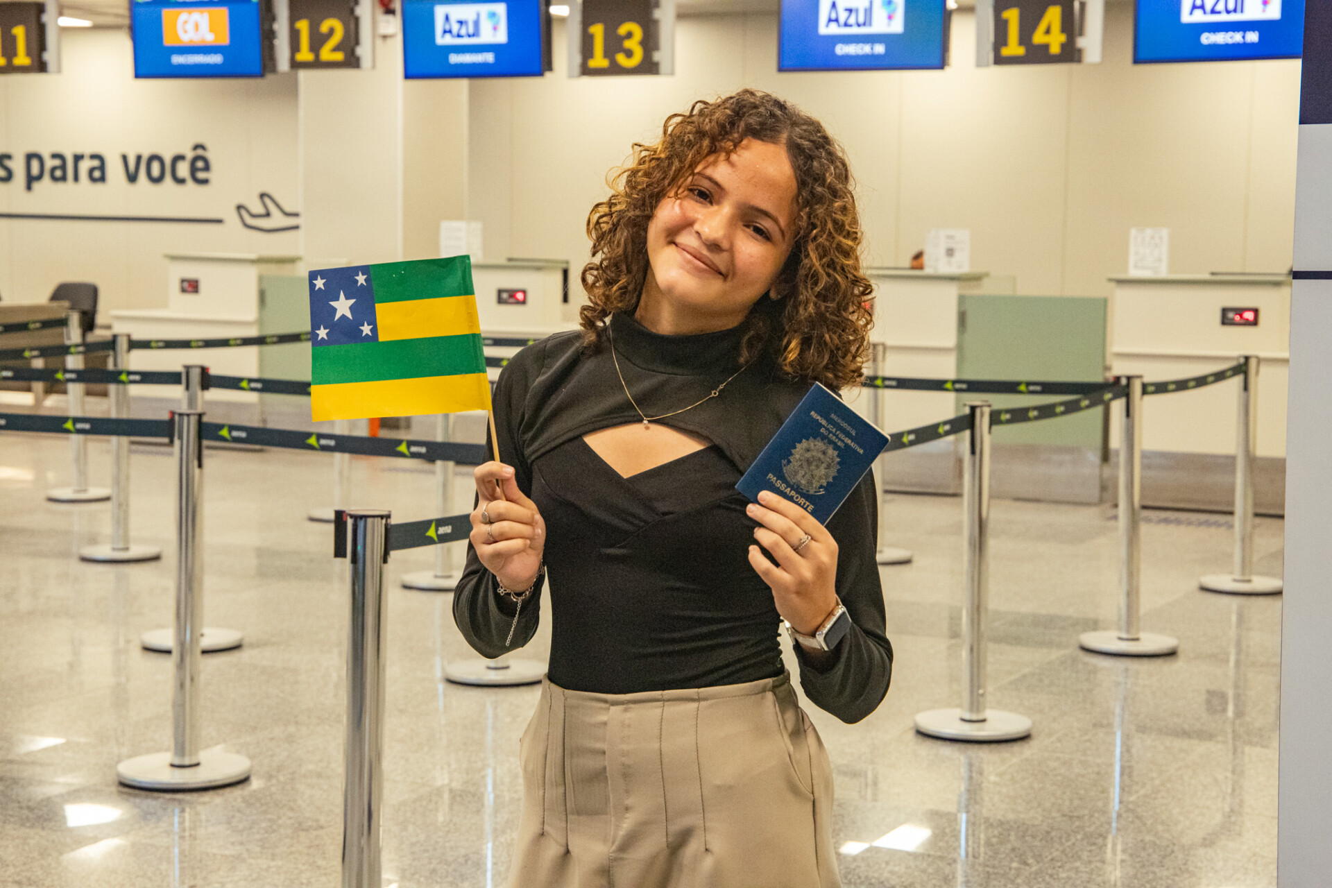 Isabele Soares, aluno do Colégio Quilombola 03 de Maio, viajará para a Austrália