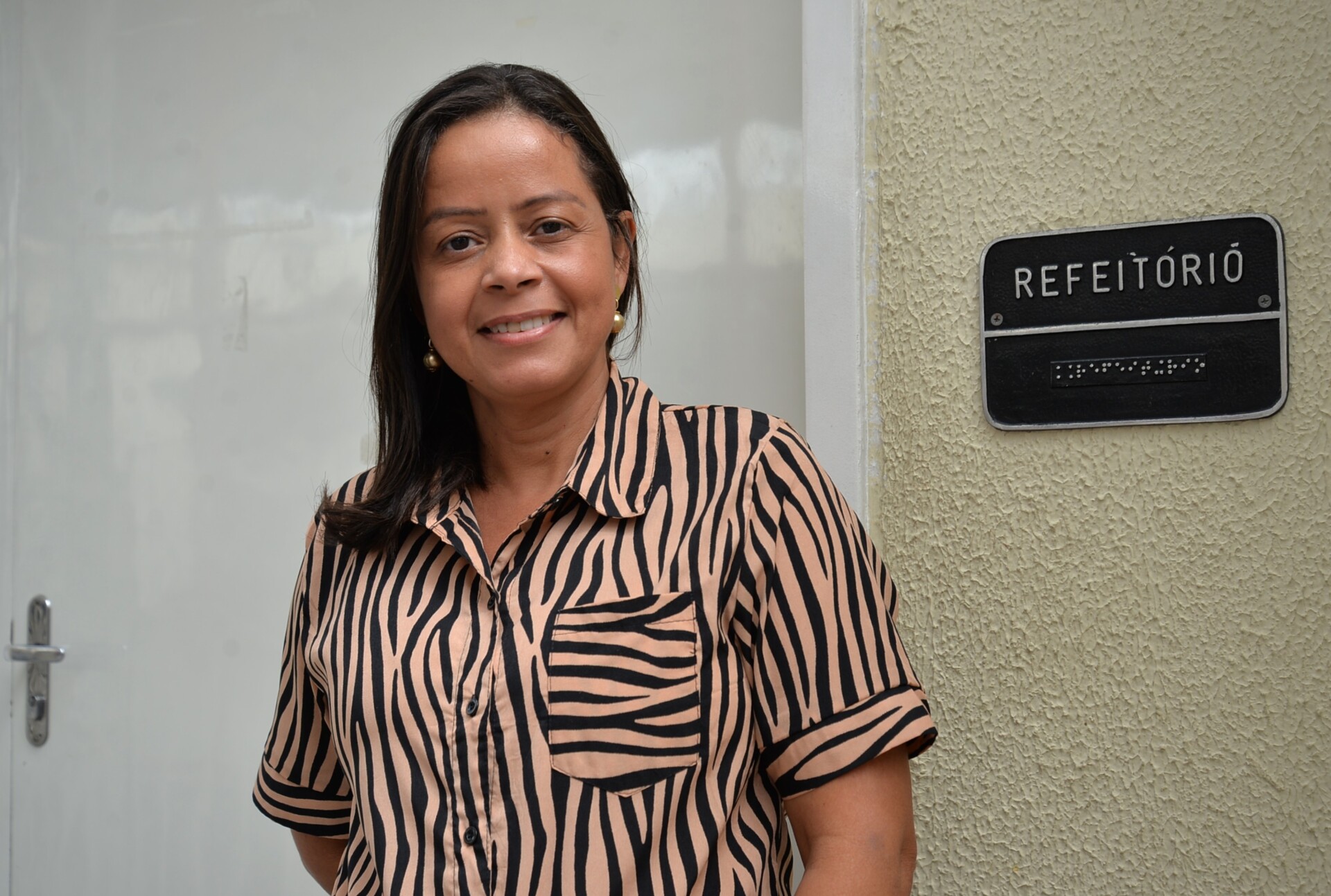 Berenilma Karla, merendeira da Escola Estadual Jacintho de Figueiredo Martins