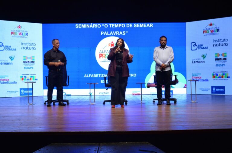 Educação de Sergipe celebra avanços na alfabetização durante o I Seminário ‘O Tempo de Semear Palavras’
