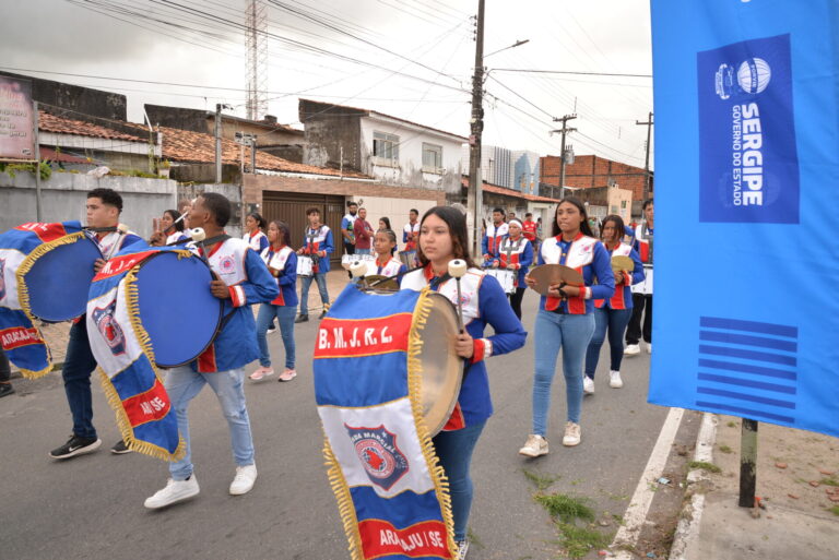Bandas marciais escolares se preparam para ensaio geral neste sábado, 9