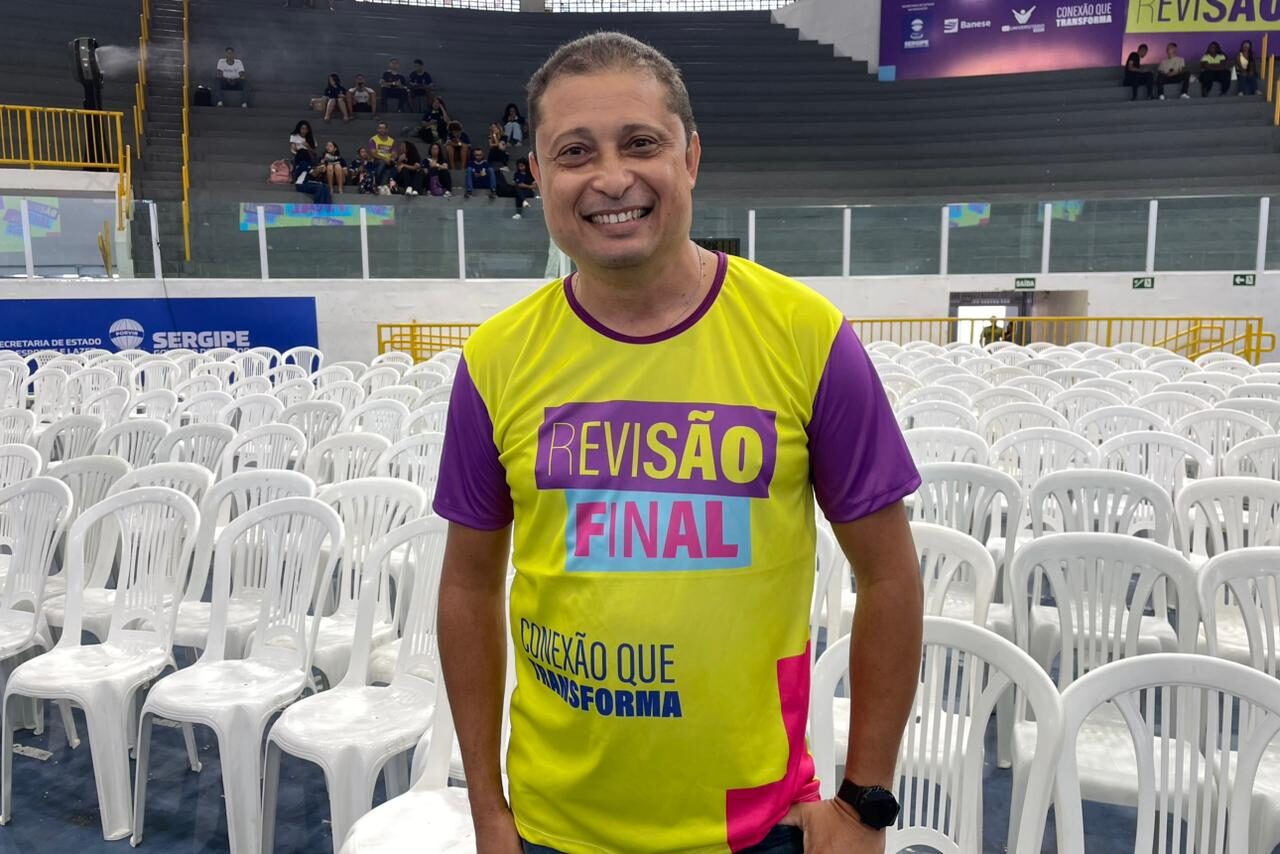 professor de Geografia, Joelson Oliveira