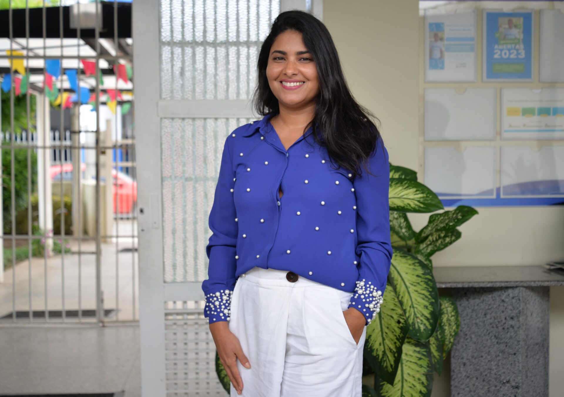 Jaqueline Andrade, coordenadora do Núcleo de Matrículas Online da Seduc