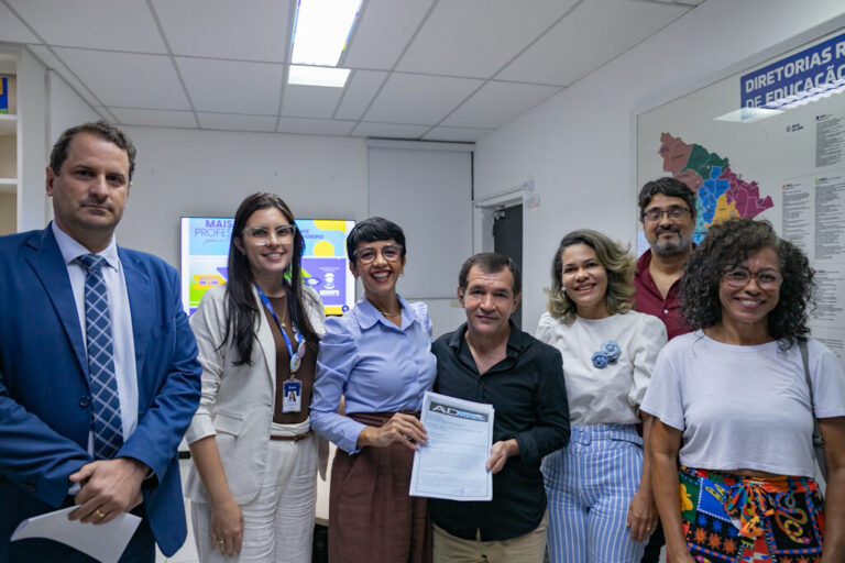Secretaria de Estado da Educação dialoga com associação docente sobre reivindicações do magistério estadual