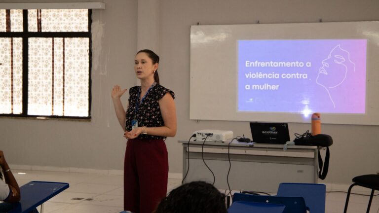 Escolas da rede pública estadual de ensino fortalecem campanhas de combate à violência contra a mulher