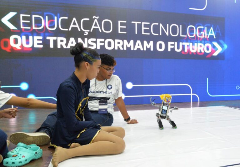 Robótica ganha destaque no Educkathon 2026 com disputas artísticas e de resgate