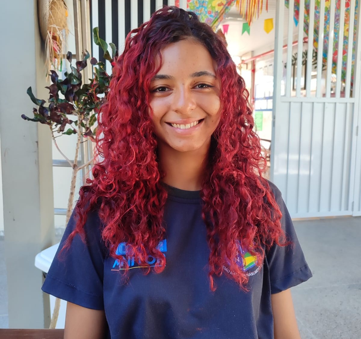 Estudante do 'João Batista', Maria Luiza dos Santos
