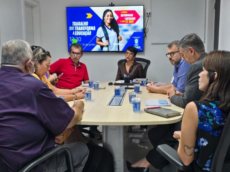 Governo de Sergipe dialoga com a categoria do magistério e reafirma compromisso com o fortalecimento da educação
