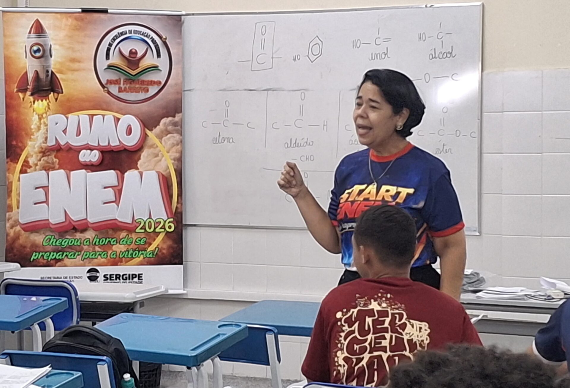 Professora Darcylaine Martins foi uma das convidadas