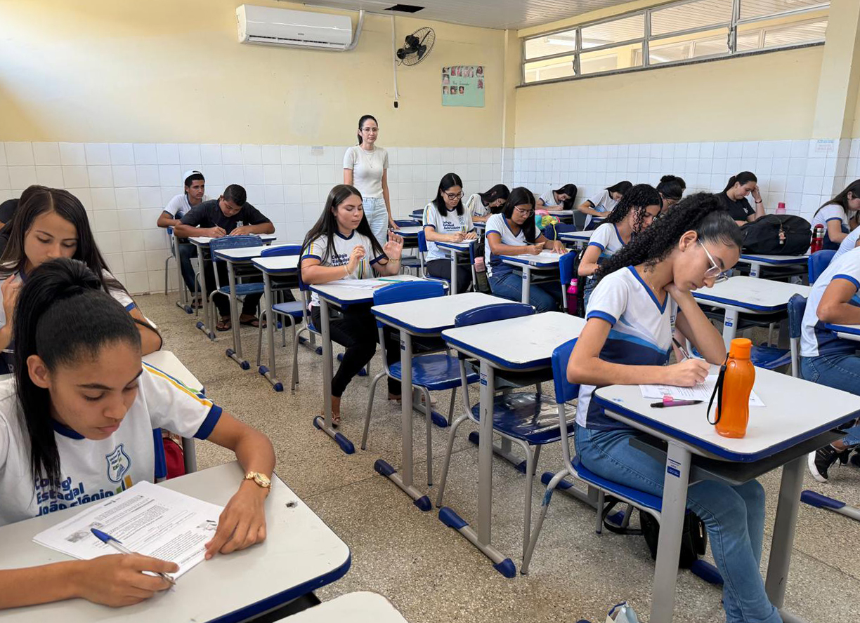Simulado do Saese em escolas da Diretoria de Educação do Agreste Sergipano Fotos Maria Odília